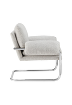 Fauteuil d'appoint en tissu Ravessa, papier journal