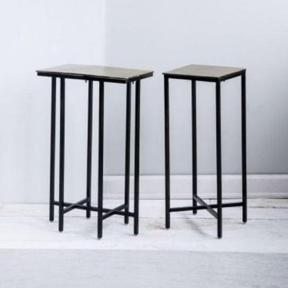 Table d'appoint texturée