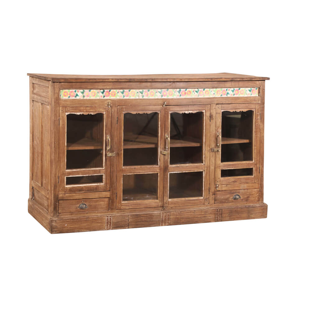 Armoire à 4 portes vitrées