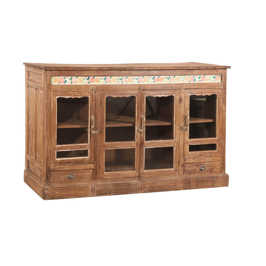 Armoire à 4 portes vitrées