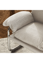 Fauteuil d'appoint en tissu Ravessa, papier journal