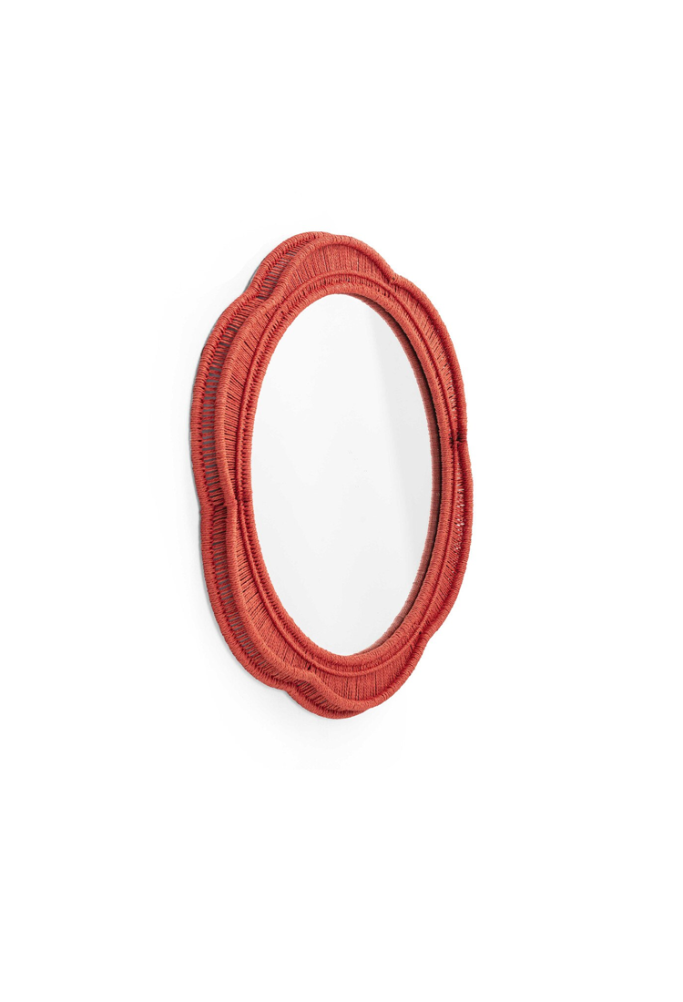 Miroir mural Bravura, rouge