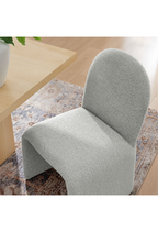 Chaise de salle à manger sans accoudoirs Riviera Boucle, gris tourterelle