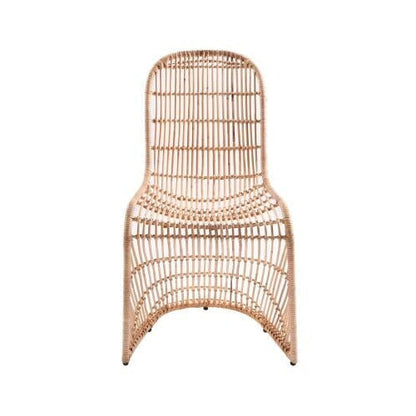 Chaise de salle à manger en rotin tendance