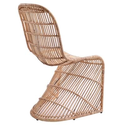 Chaise de salle à manger en rotin tendance