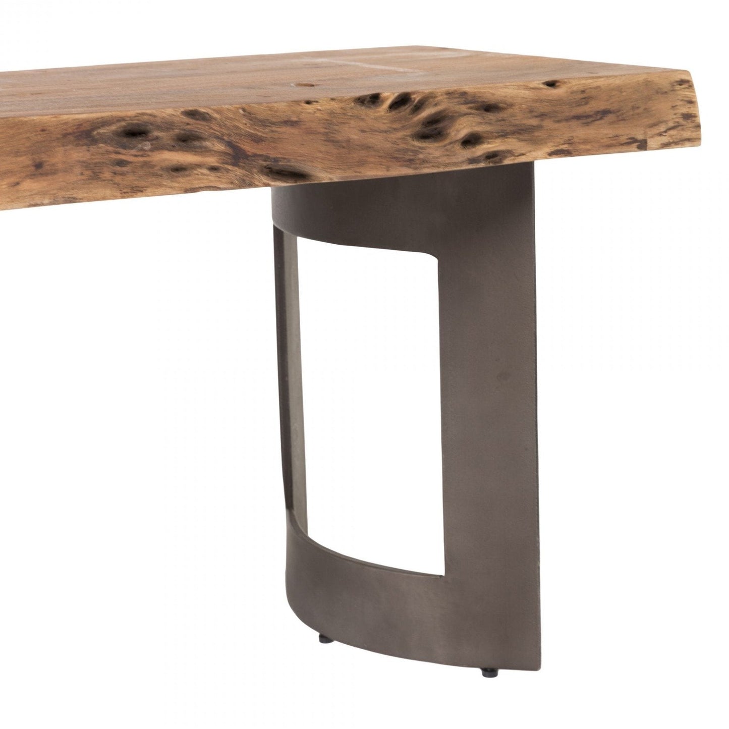 Banc de salle à manger courbé