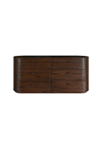 Commode Cadenza en acacia, noyer
