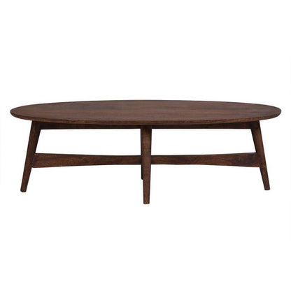 Table basse ovale en bois Baja