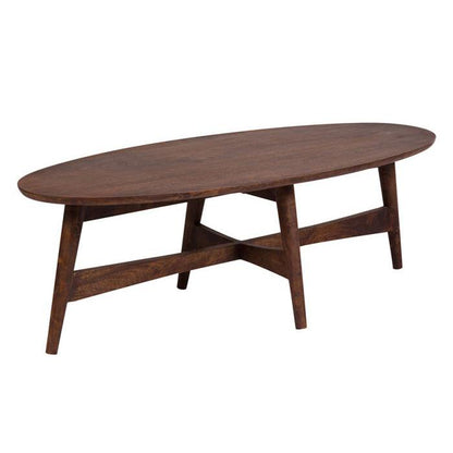 Table basse ovale en bois Baja