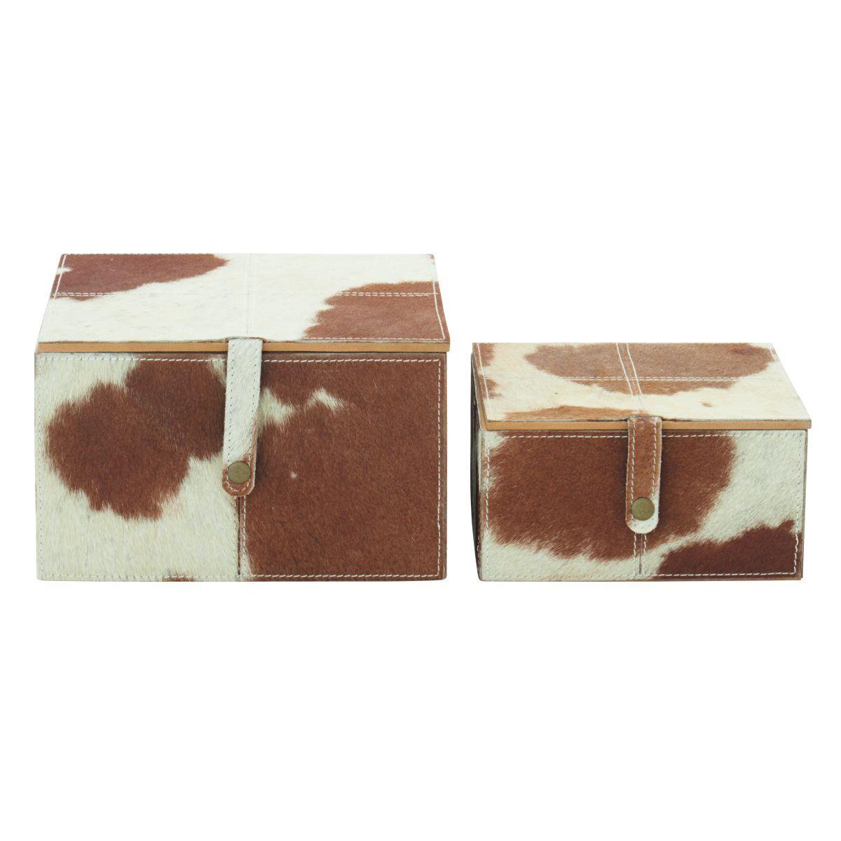 Coffret en cuir de vachette