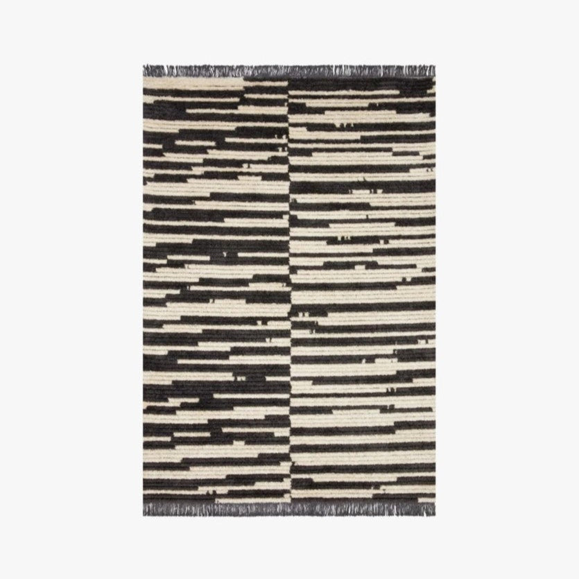 Chris Loves Julia X Loloi Tapis Alice couleur crème/anthracite