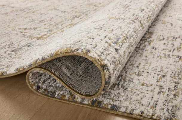 Tapis Alie couleur or/beige