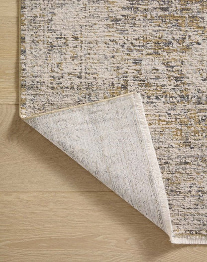 Tapis Alie couleur or/beige