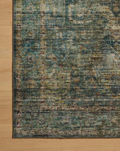 Tapis Anniston lagon/multicolore