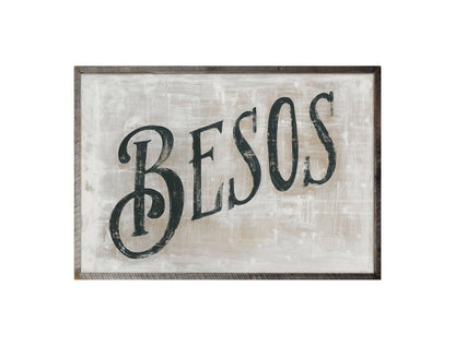 Besos Art mural