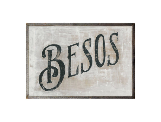 Besos Art mural