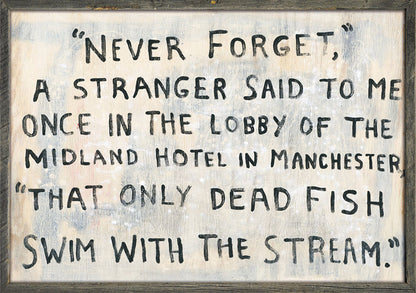 Citation de Malcolm Muggeridge - Décoration murale