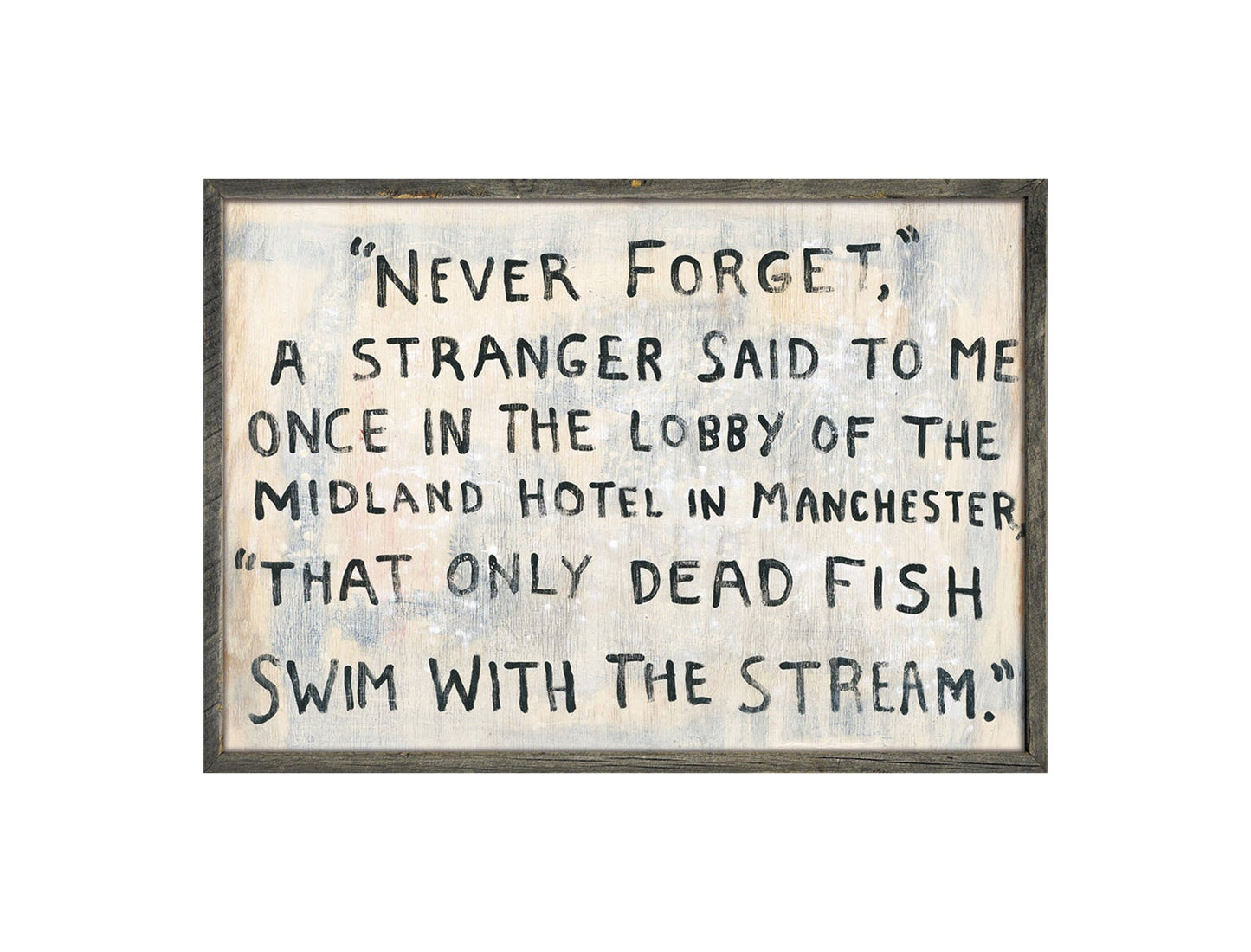 Citation de Malcolm Muggeridge - Décoration murale