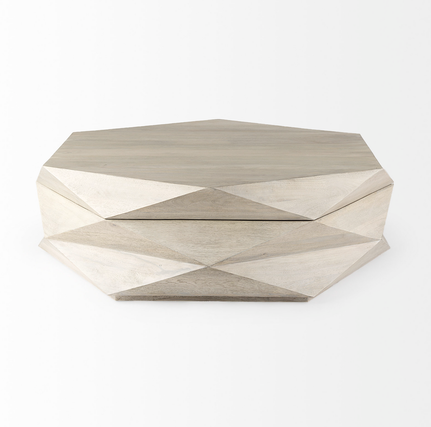 Table basse hexagonale de rangement Arreto