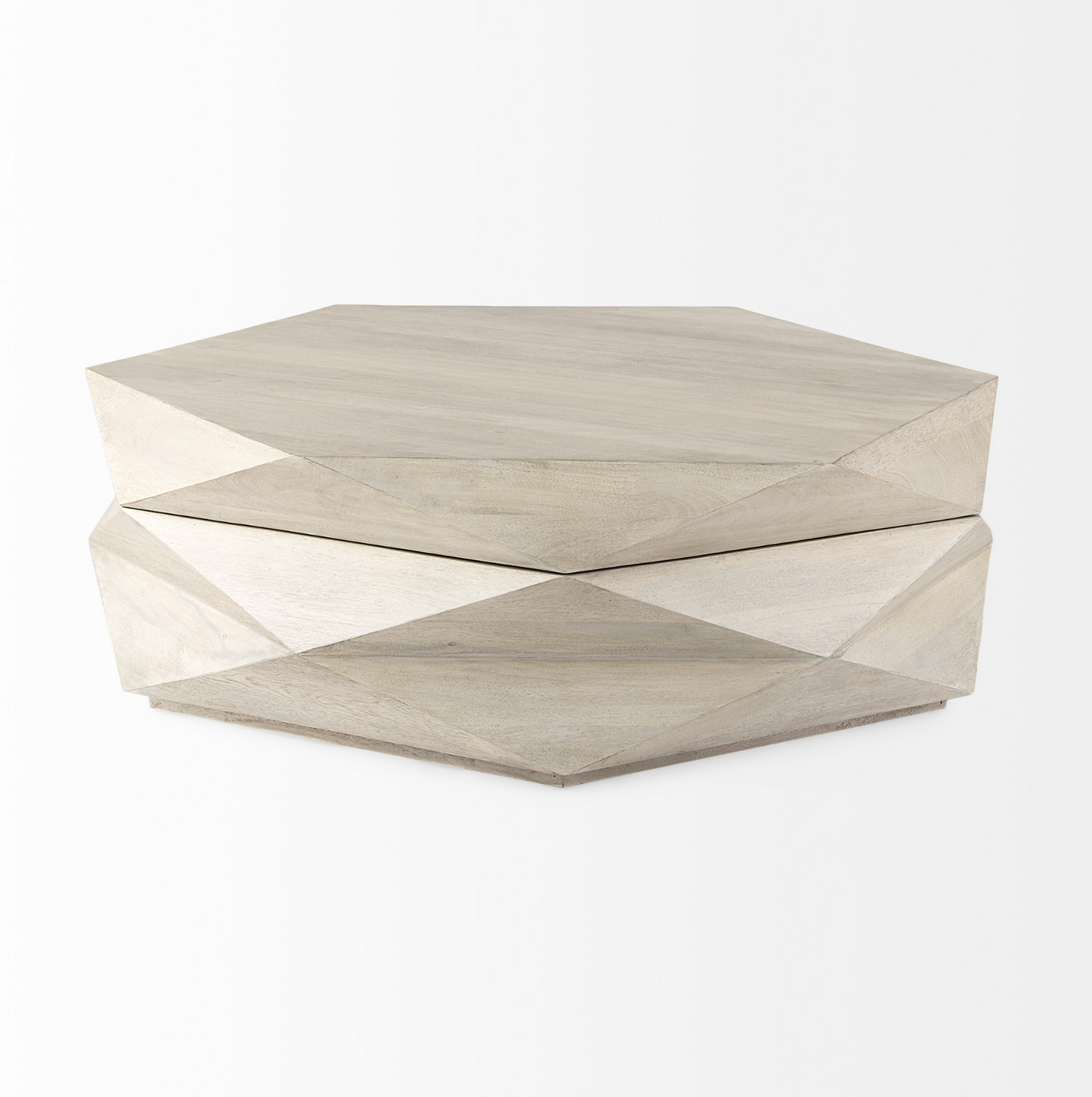 Table basse hexagonale de rangement Arreto
