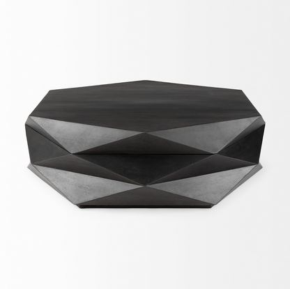 Table basse hexagonale de rangement Arreto