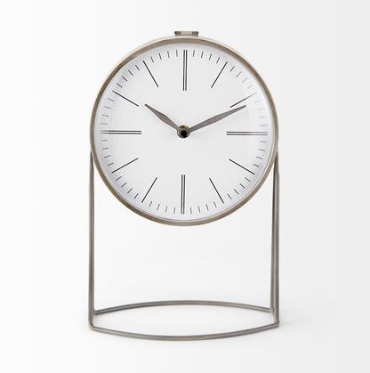 Horloge de table en métal Aurus