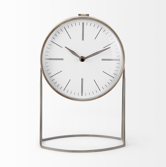 Horloge de table en métal Aurus