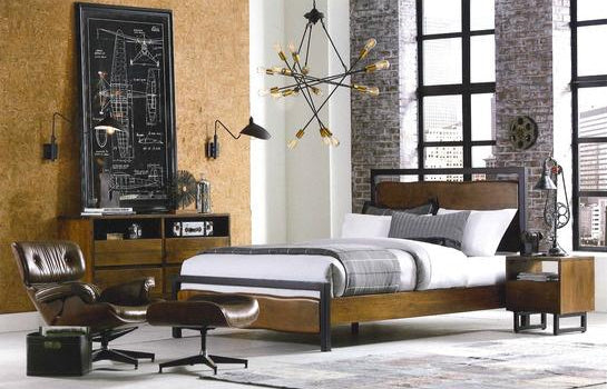 Lit Queen en bois de tremble