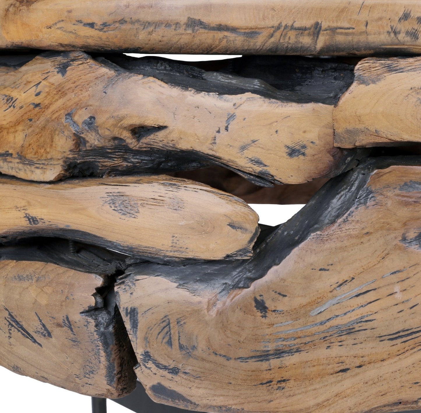 Table d'appoint Bardo en teck recyclé