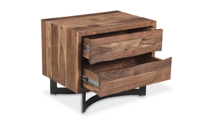 Table de chevet tordue