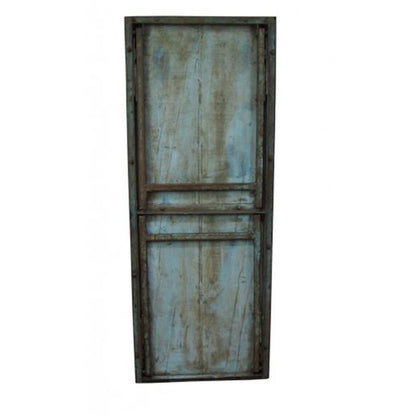 Table pliante bleue vintage