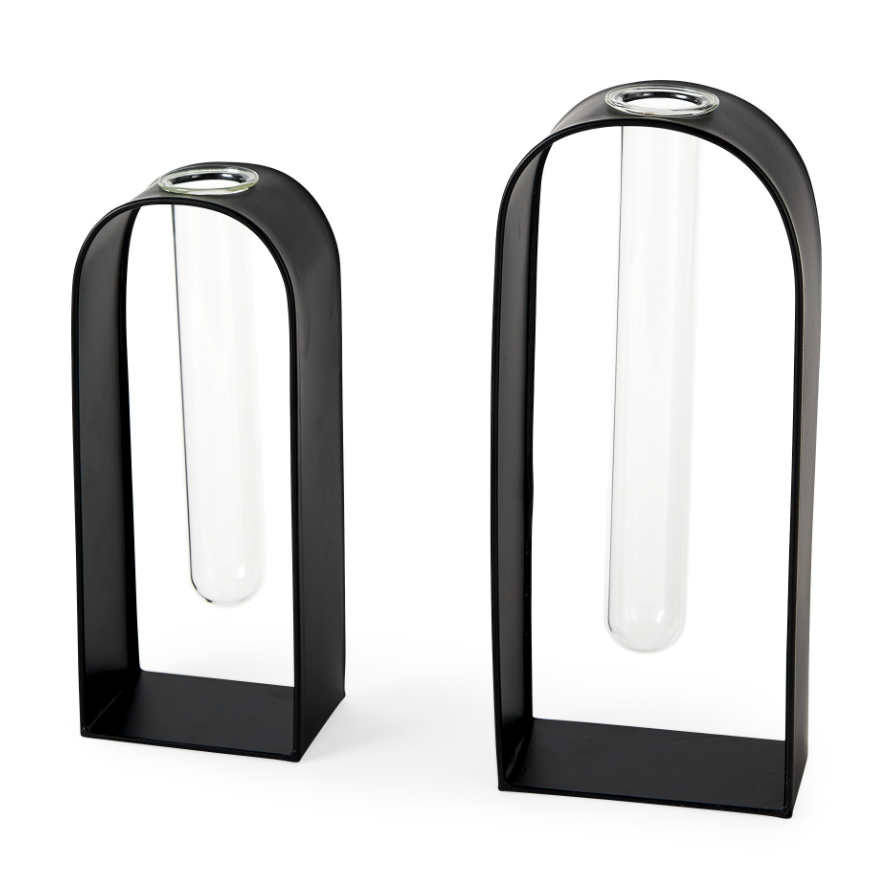 Ensemble de 2 tubes à essai décoratifs Boyer