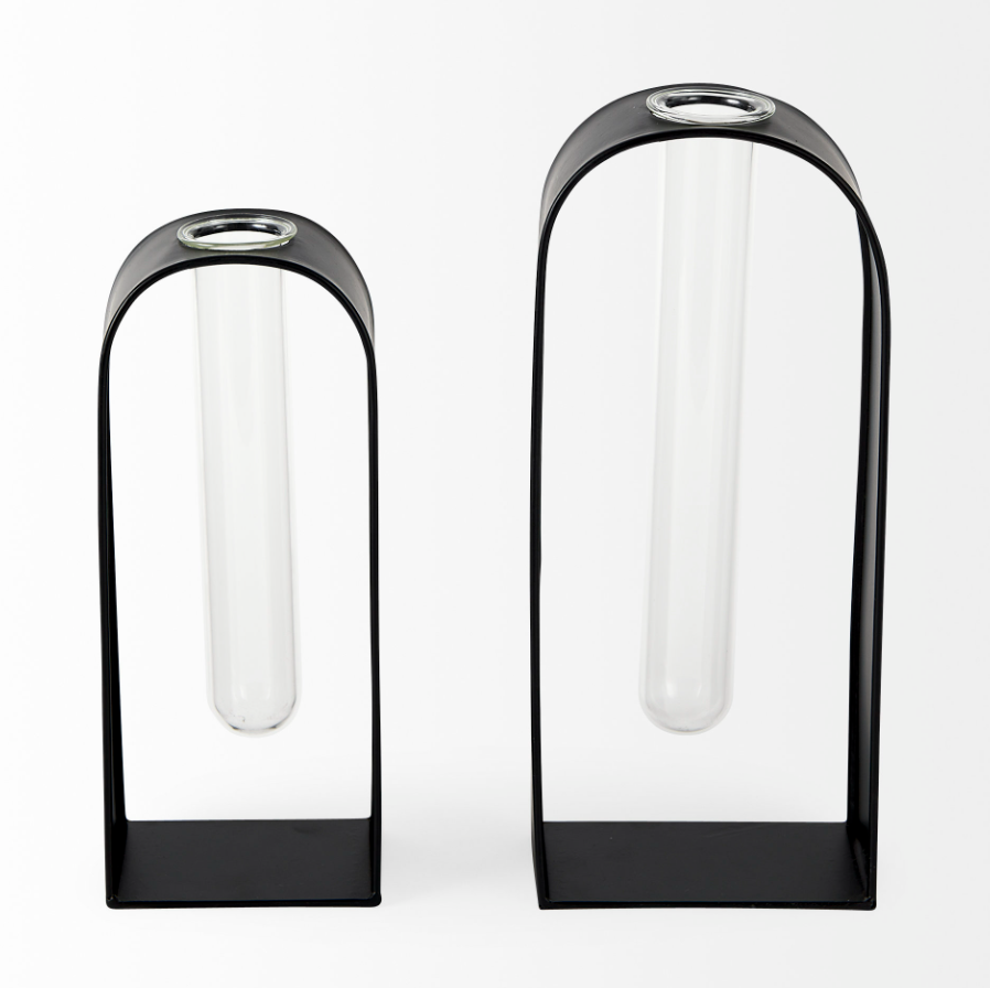 Ensemble de 2 tubes à essai décoratifs Boyer