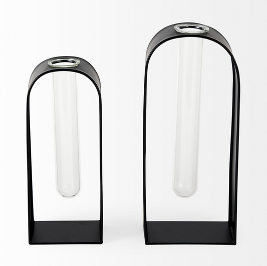 Ensemble de 2 tubes à essai décoratifs Boyer