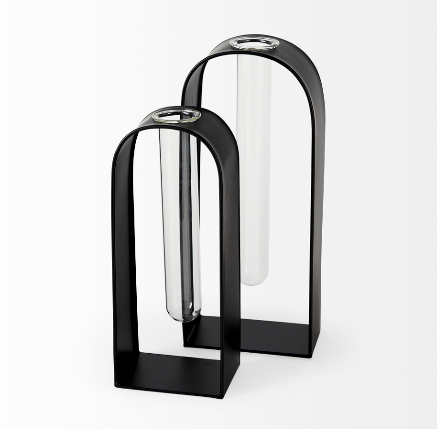 Ensemble de 2 tubes à essai décoratifs Boyer