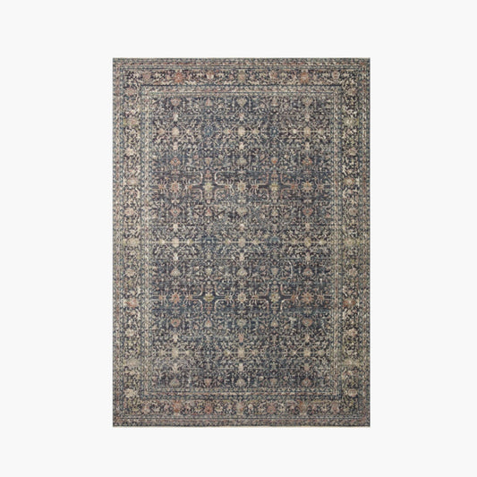 Tapis Jean Stoffer x Loloi Bradbury, coloris Midnight/Multicolore