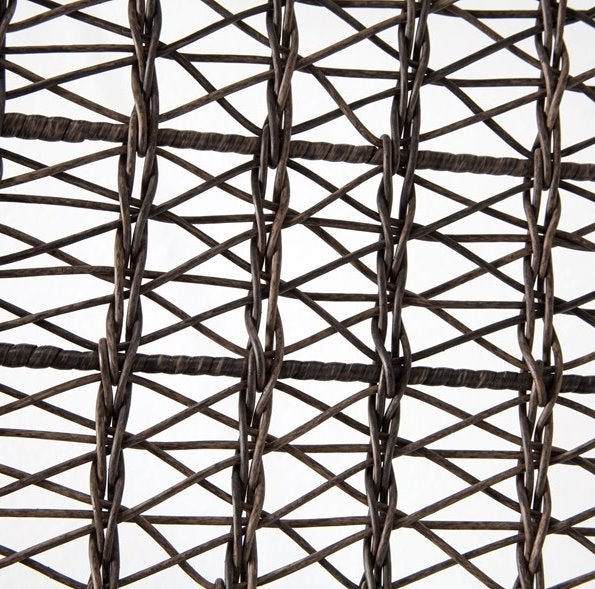 Chaise de salle à manger d'extérieur tressée Bandera