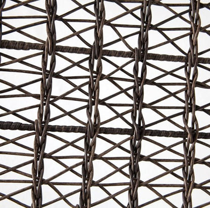 Chaise de salle à manger d'extérieur tressée Bandera