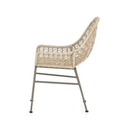 Chaise de salle à manger d'extérieur tressée Bandera