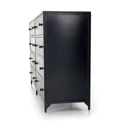 Commode Belmont à 8 tiroirs en métal