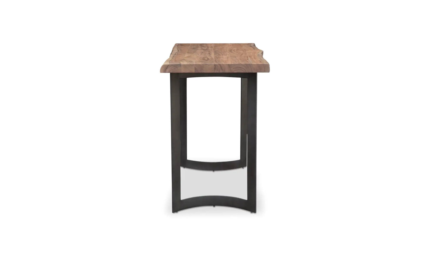 Table à barres courbées