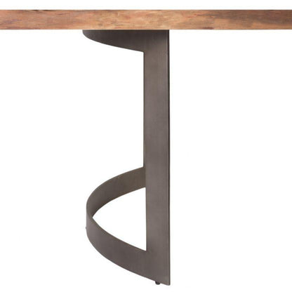 Table de salle à manger courbée