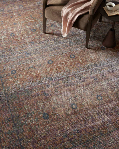 Tapis Jean Stoffer x Loloi Bradbury, coloris Sunset/Multicolore
