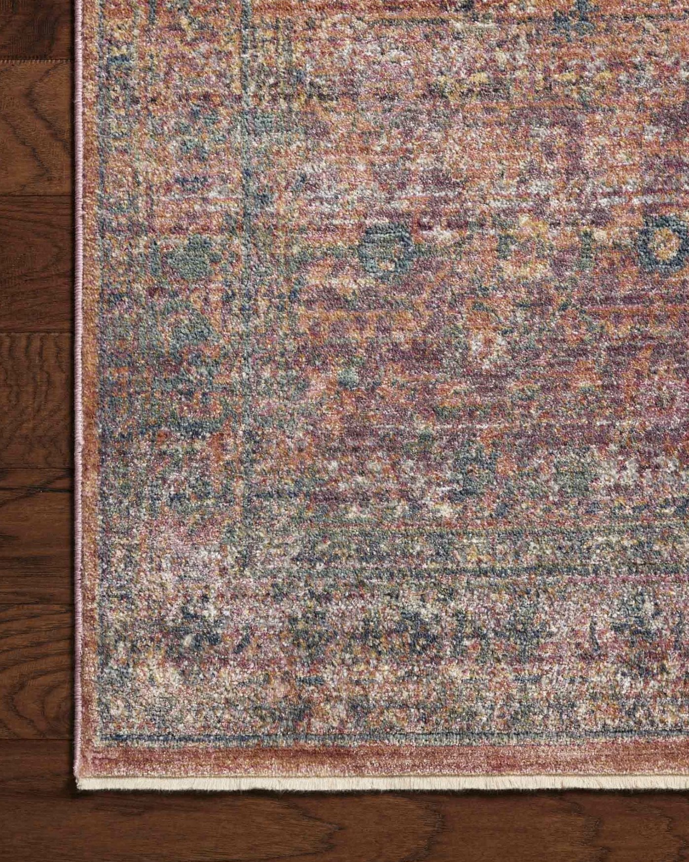 Tapis Jean Stoffer x Loloi Bradbury, coloris Sunset/Multicolore