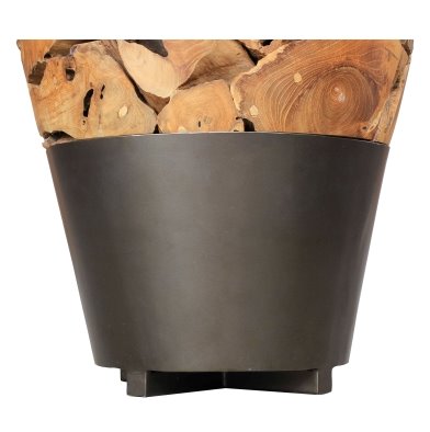 Table d'appoint Bruno en racine de teck recyclée