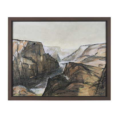 Impression d'art encadrée Canyon View