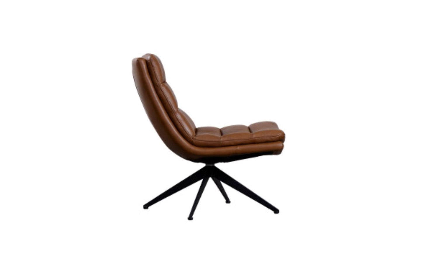 Fauteuil d'appoint en cuir Cetus