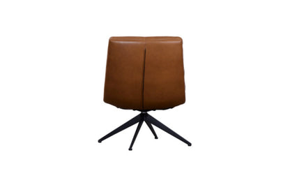 Fauteuil d'appoint en cuir Cetus