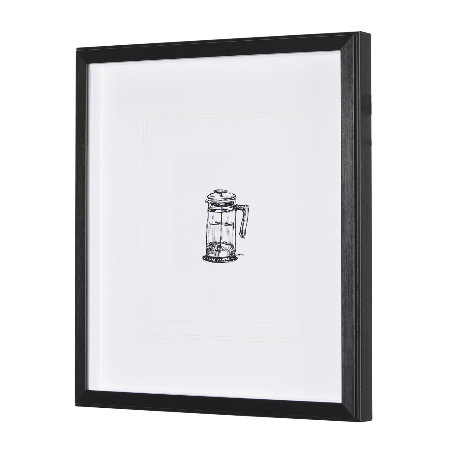 Collection de café - Estampe encadrée