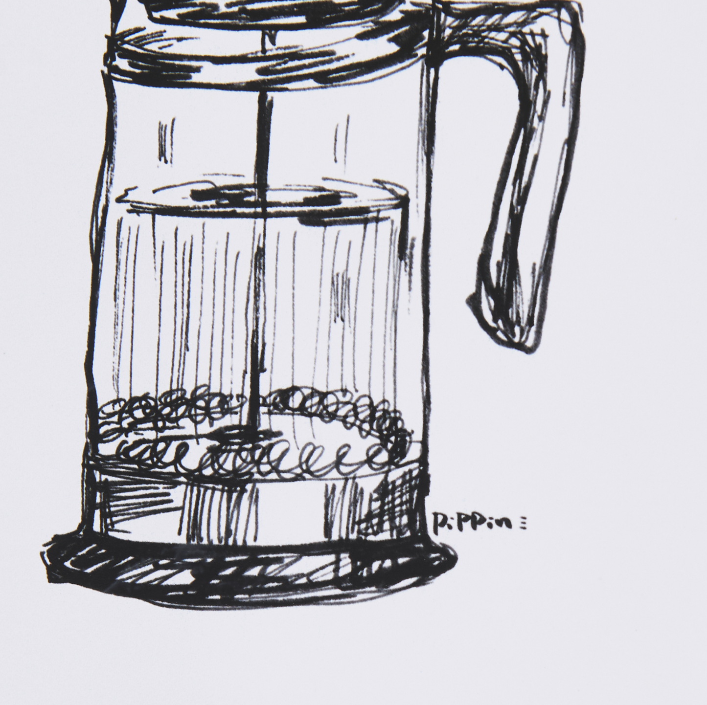 Collection de café - Estampe encadrée